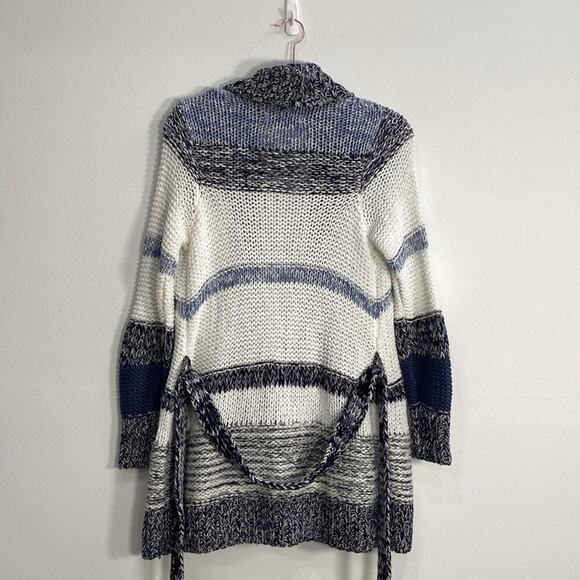 Loft Open Knit Cardigan Nautical Women's XS - Picture 2 of 14